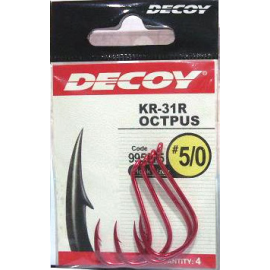 Decoy KR-31R Octopus Red Size 5/0