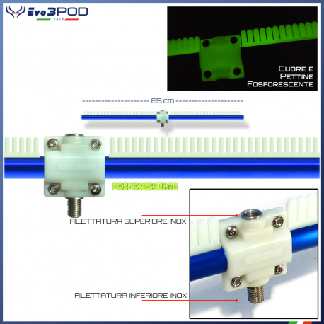 Evo3Pod - Stendi Travi da paletto Elite Blue 130 cm